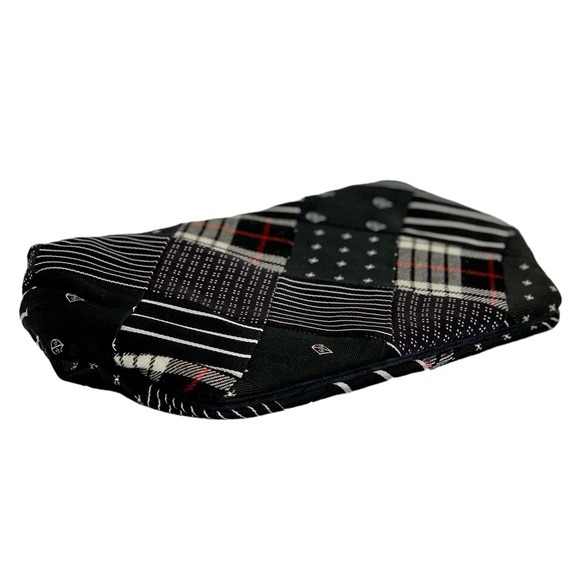 J. Crew Silk & Wool Patchwork Tie Clutch Bag NWT - Picture 5 of 9